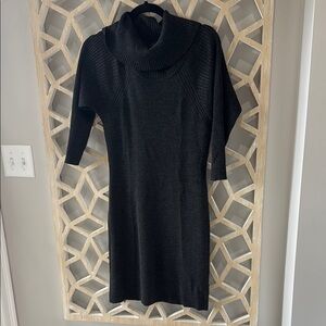 Tahari Gray Cowl Neck Sweater